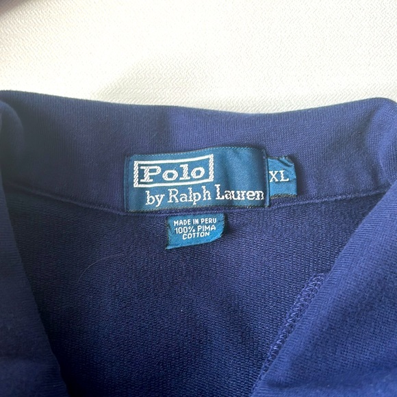 Polo by Ralph Lauren Zippered Pullover Sweatshirt - Picture 2 of 3